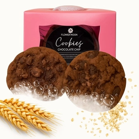 Natural Chocolate & Sugar Moisturizing Shampoo Cookie - Oat Extract, Wheat Protein for Softness, Volume & Scalp Care - 4 oz (2 Cookies) | Sulfate-Free, Eco-Friendly, Hair Repair