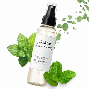 Natural Wet Dry Shampoo for Women Dry Hair & Sensitive Scalp, Organic Hair & Body Mist with Rosemary & Rose Water, Moisturizing Hair Refresher Spray from Japan, MILD SCENT, 4.06 Fl Oz