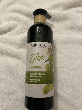 Naturals by WS Olive Oil Shampoo 490ml - for Hydrated Hair, Nourishing Mediterranean Formula