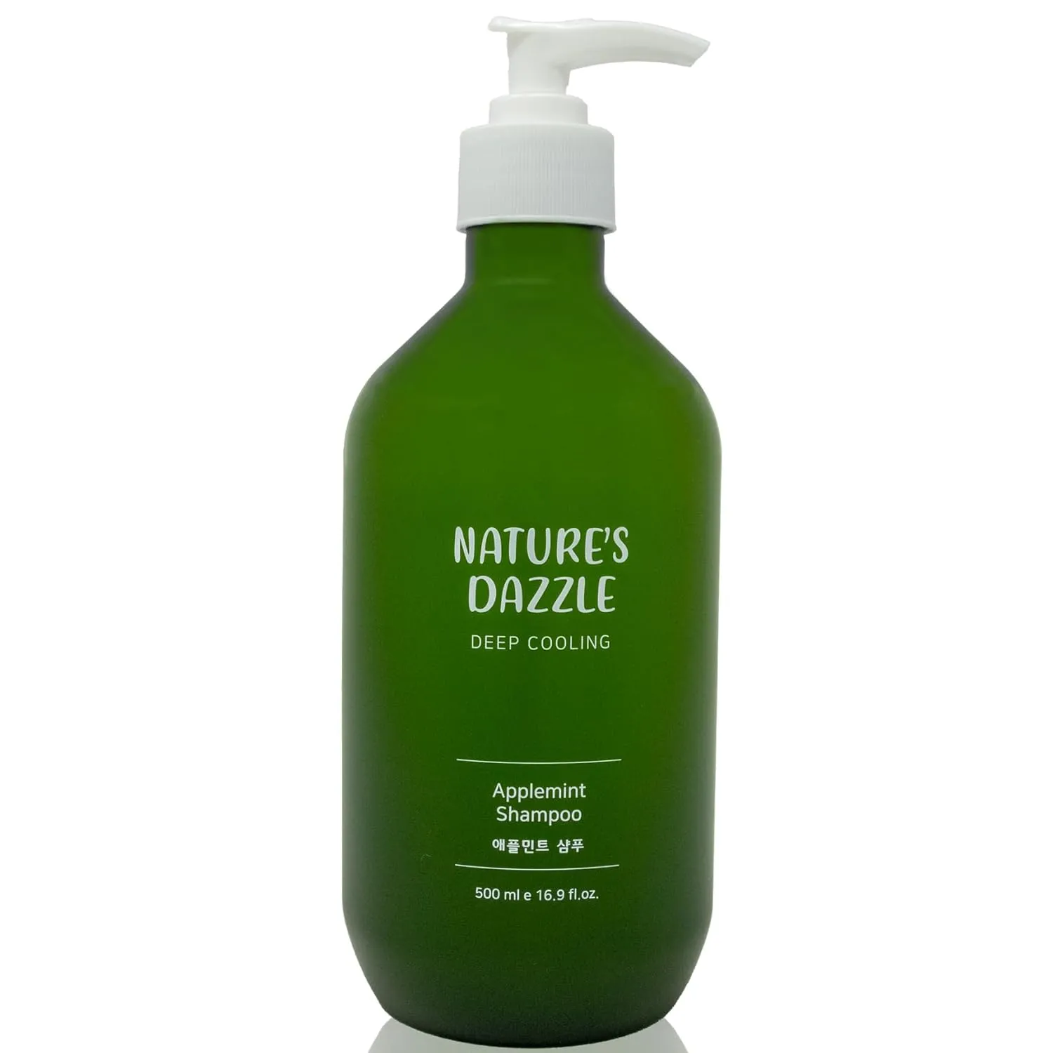 Nature's Dazzle Applemint Cool Relief Shampoo, Energizing Tea Tree, Peppermint & Herbal Extracts, Revitalizes Scalp & Strengthens Hair, Paraben-Free, Sulfate-Free, Silicon-Free 16.9 fl oz