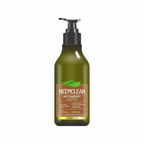 Neemclean Anti Dandruff Shampoo for Men & Women | Controls Dandruff, Deep Cleansing with Healthy & Itch Free Scalp | Enriched with Neem & Fenugreek | Paraben & Silicon Free 300ml
