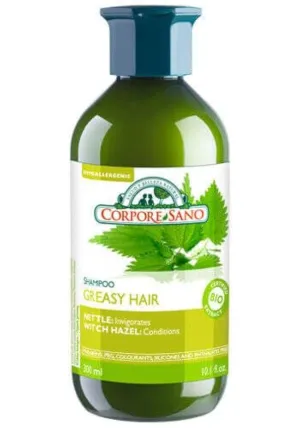 Nettle,Witch Hazel and Lime Shampoo-No Parabens-Certified Organic- Hypoallergenic-Greasy Hair-300 ml/10.1 fl. oz.