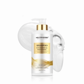 Neutriherbs Shampoo For Dry, Frizzy,Furious and Split Hair, Nourish, Smooth Hair Wash With Essential Oil - 16.9 Fl Oz