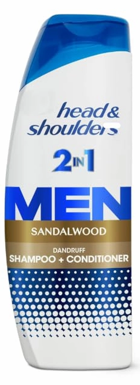 New Men's Dandruff Shampoo, Sandalwood, 12.5 fl oz (1 Pack, Package May Vary)