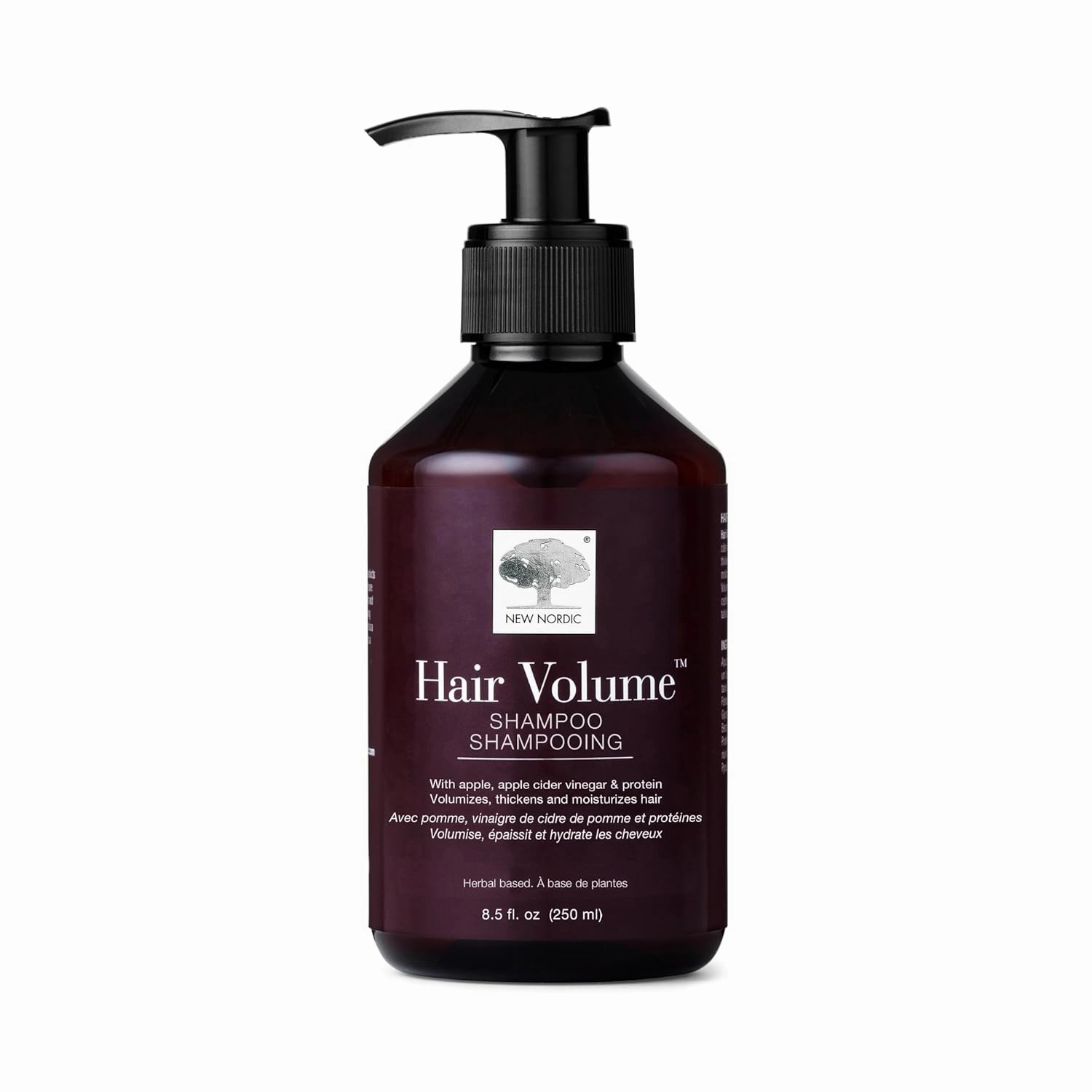New Nordic Hair Volume Shampoo 250ml - Herbal Volumising Shampoo For Dry Damaged Hair - Suitable for Men and Women