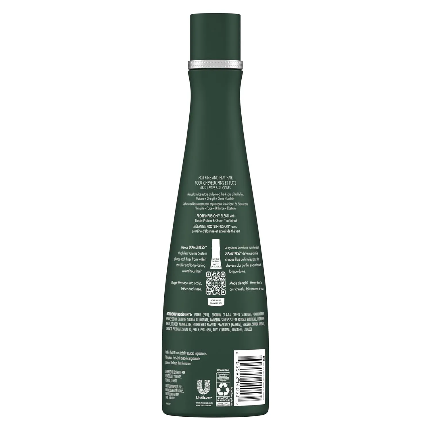 Nexxus Diametress Volume Shampoo for Fine and Flat Hair 13.5 oz