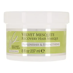 Nick Chavez Beverly Hills Professional Velvet Mesquite Recovery Hair Masque - Replenish, Strengthen, and Moisturize Hair - Shine and Hydrate Curly Hair - 8 fl oz