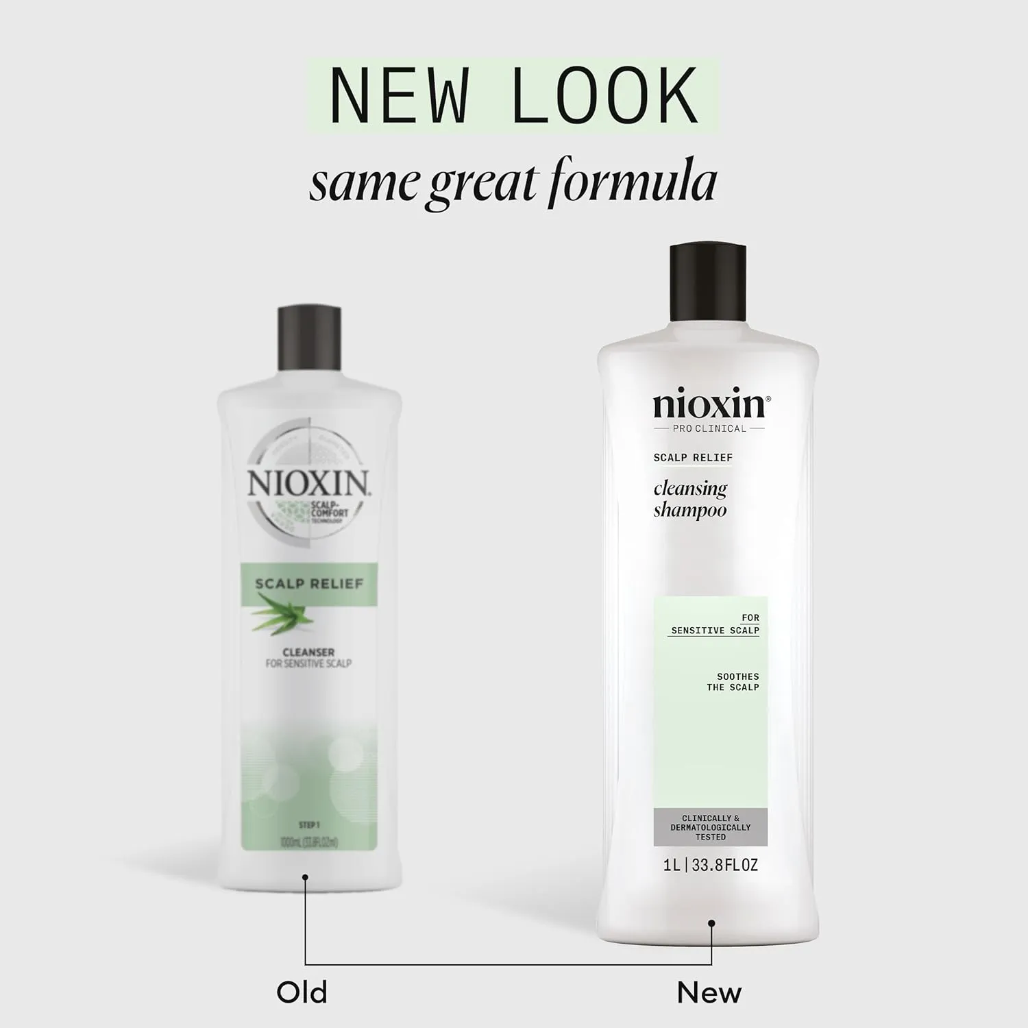 Nioxin Scalp Relief Cleansing Shampoo | Soothes, Hydrates, & Thickens Hair | For Sensitive, Dry, & Itchy Scalp | Made with Aloe Vera & Vitamin E