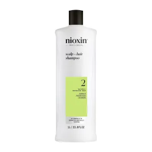 Nioxin System 2 Scalp   Hair Thickening Shampoo For Natural Hair with Progressed Thinning Boost Hair Density with Niacinamide & Biotin