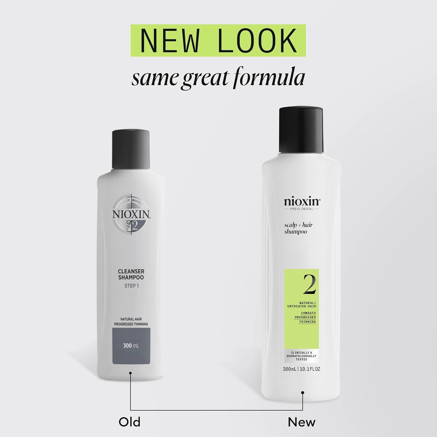 Nioxin System 2 Scalp   Hair Thickening Shampoo For Natural Hair with Progressed Thinning Boost Hair Density with Niacinamide & Biotin