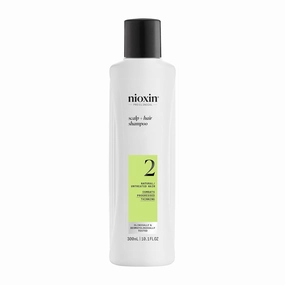 Nioxin System 2 Scalp   Hair Thickening Shampoo For Natural Hair with Progressed Thinning Boost Hair Density with Niacinamide & Biotin