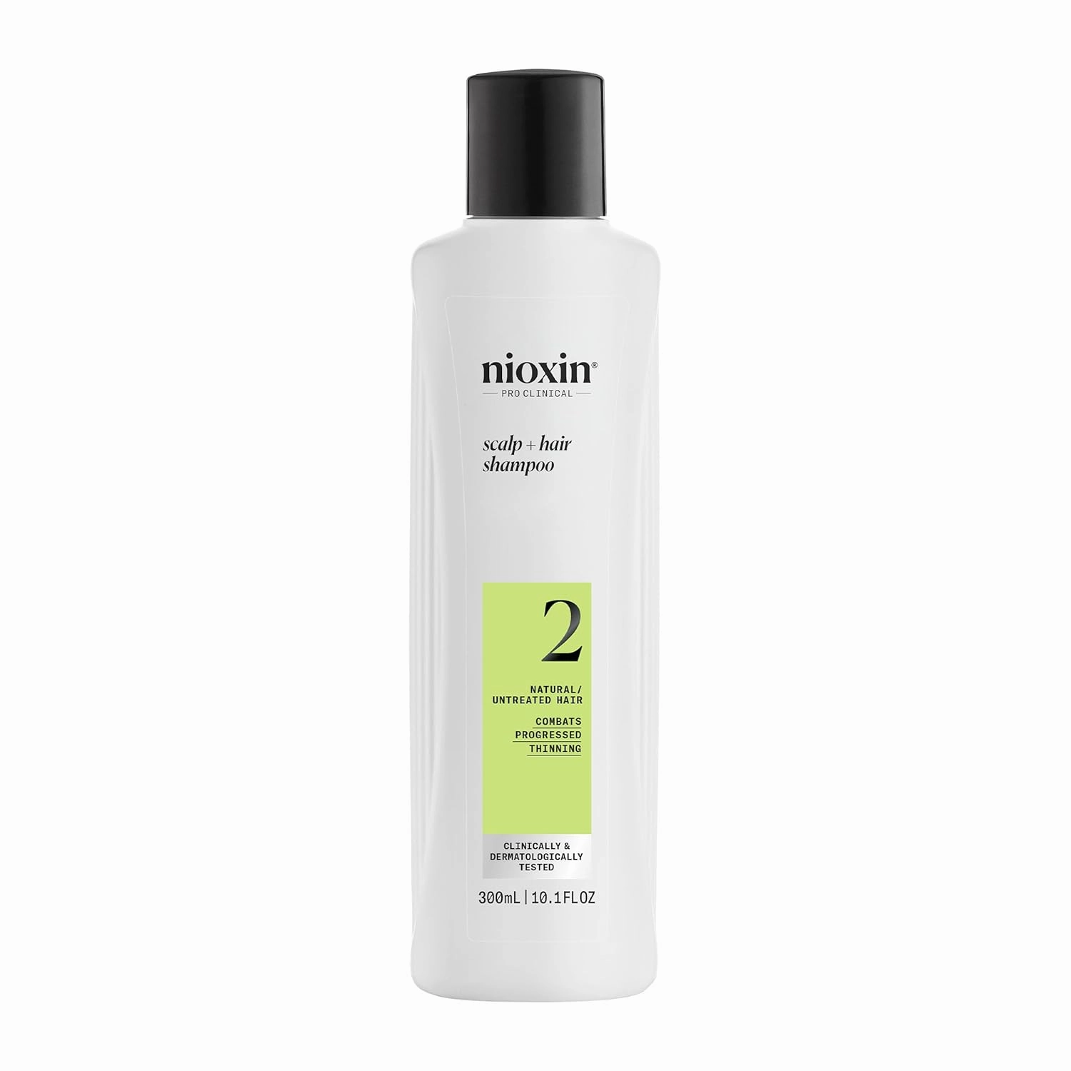 Nioxin System 2 Scalp   Hair Thickening Shampoo For Natural Hair with Progressed Thinning Boost Hair Density with Niacinamide & Biotin