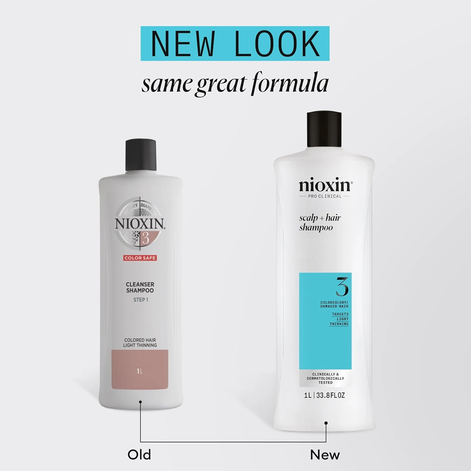 Nioxin System 3 Scalp   Hair Thickening Shampoo for Colored, Dry, & Damaged Hair with Light Thinning |Maintain Vibrant Color |Cleanse, Strengthen & Nourish with Niacinamide & Biotin |Cleanse Build-Up
