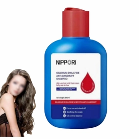 Nipori Shampoo for Women and Men, Nipori Anti-Dandruff Hair Care Shampoo Oil Control Refreshing Anti Itch Cleansing (1PCS)