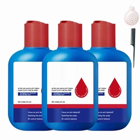 Nipori Shampoo, Nipori Oil Control Refreshing Anti-Dandruff Cleansing Shampoo for Men & Women (3pcs)