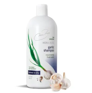Nora Ross Classic Garlic Shampoo – Thickening and Hair Growth Shampoo for Men and Women with Normal to Dry, Thinning Hair – All Natural Anti-Dandruff and Scalp Cleanser Formula with Rosemary – 32oz