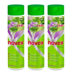 NOVEX Shampoo (300ml)- 3 Pack (Aloe Vera)