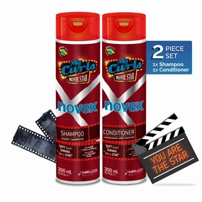 NOVEX Shampoo 10.1oz   Conditioner 10.1oz Set (My Curls Movie Star)