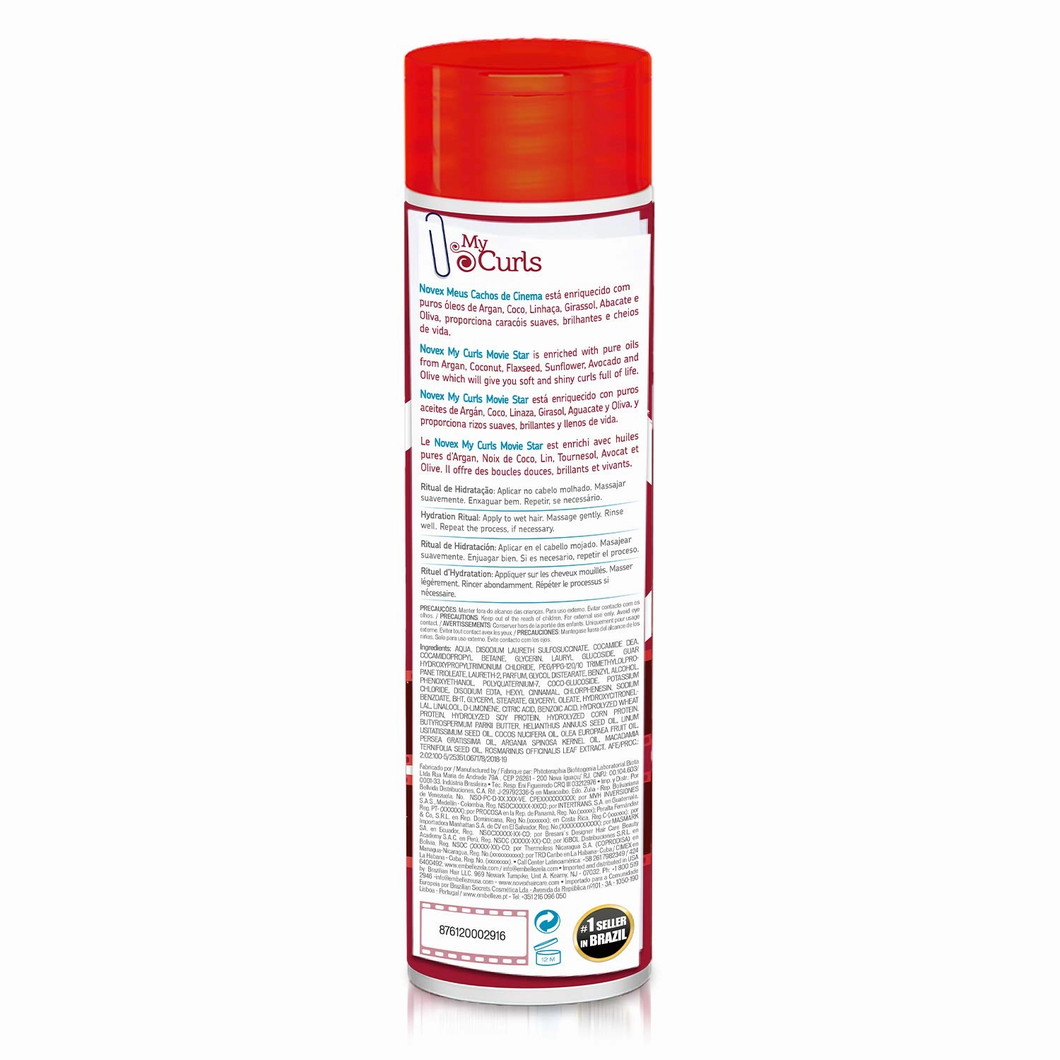 NOVEX Shampoo 10.1oz   Conditioner 10.1oz Set (My Curls Movie Star)
