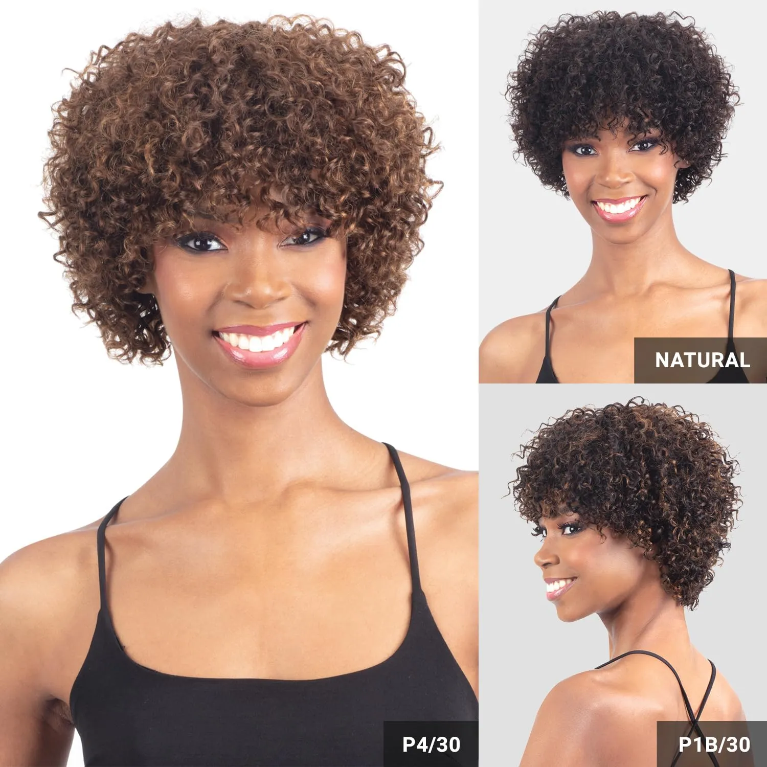 NUDE ModelModel Brazilian Natural Human Hair Wig Jessie (P1B/30)