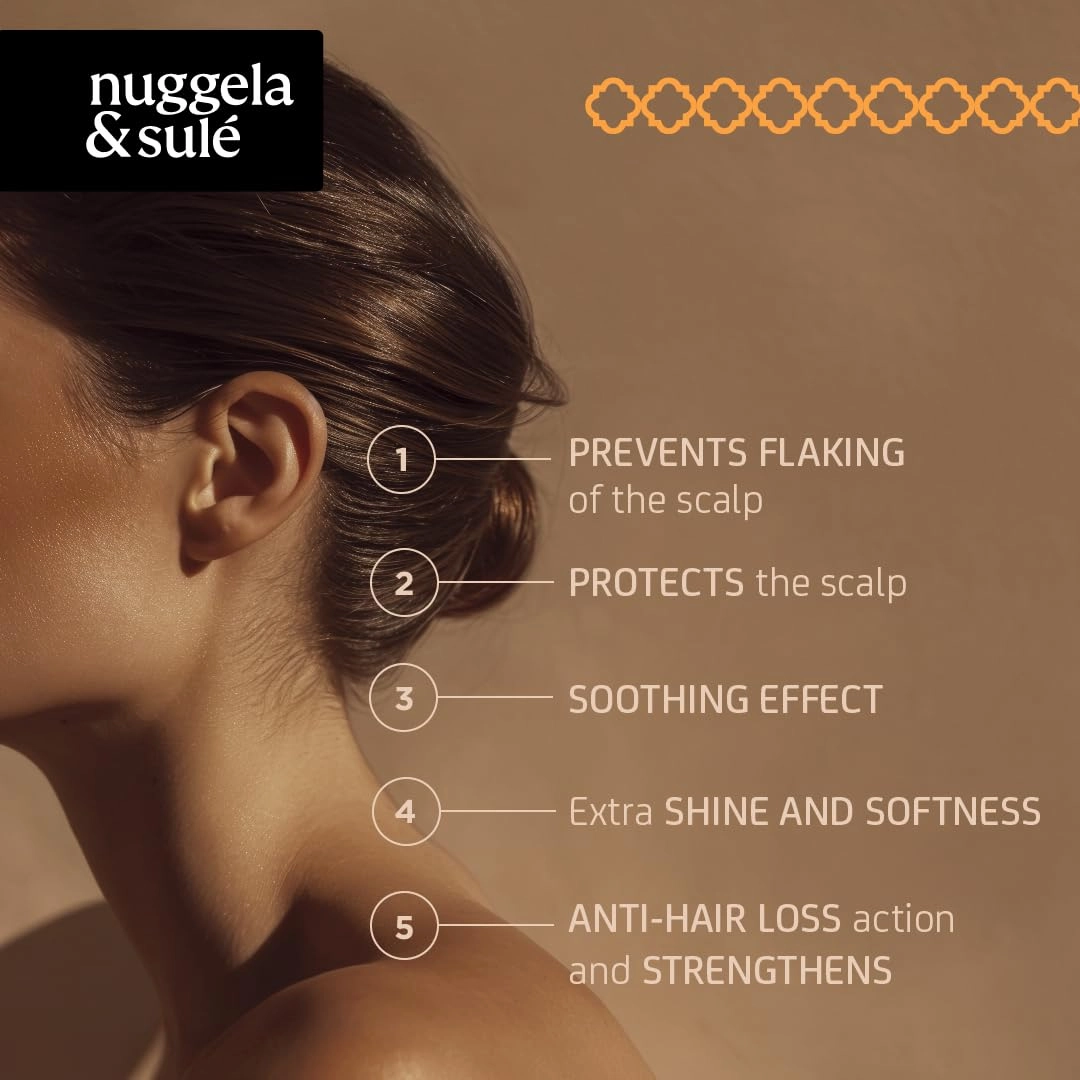 Nuggela & Sulé Specialist Shampoo for Sensitive Skin With Red Onion Extract and Bio-Ceramidyl. Epigenetic Formula. Soothes, Hydrate, Prevents Scaling, and Strengthens. 1 x 250ml