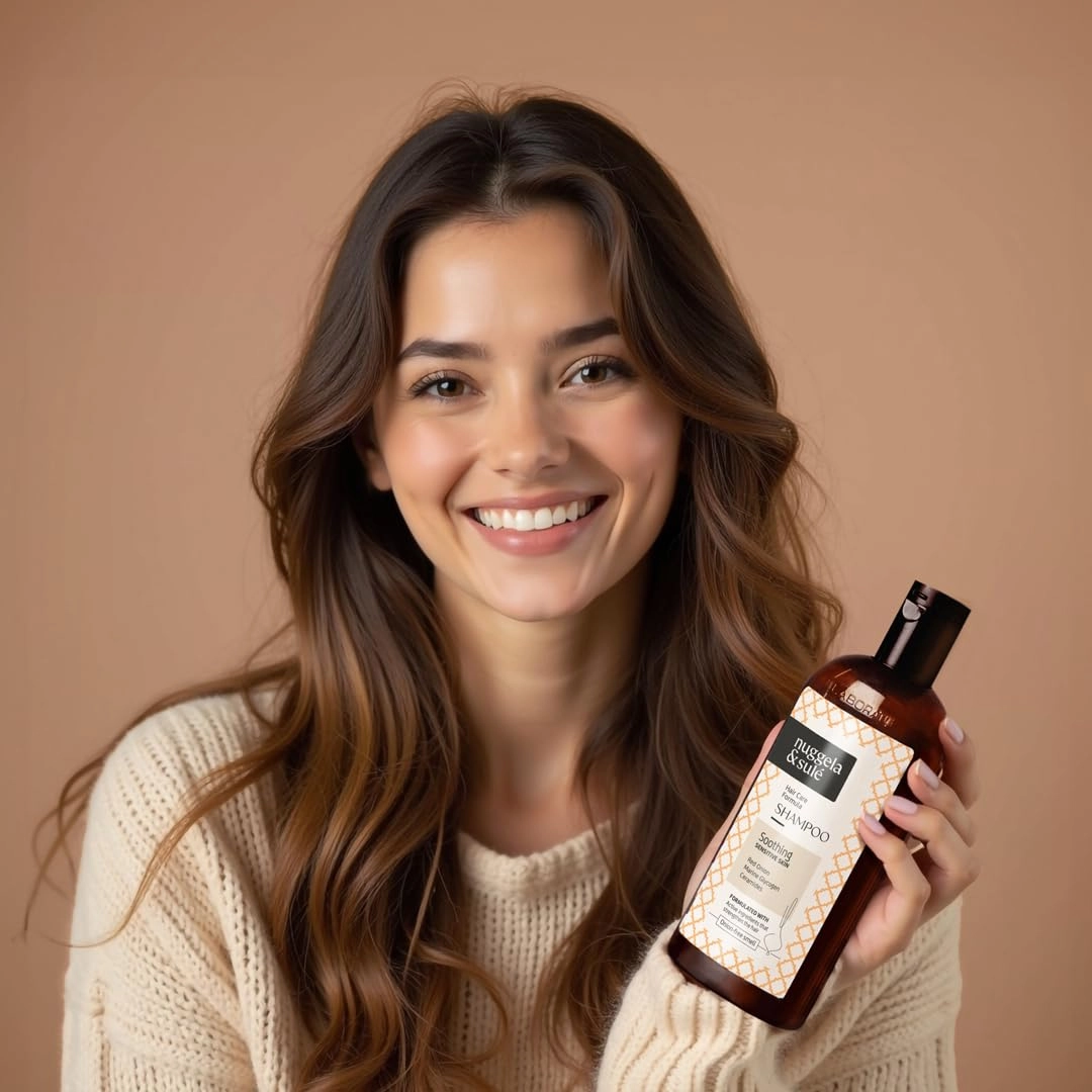 Nuggela & Sulé Specialist Shampoo for Sensitive Skin With Red Onion Extract and Bio-Ceramidyl. Epigenetic Formula. Soothes, Hydrate, Prevents Scaling, and Strengthens. 1 x 250ml