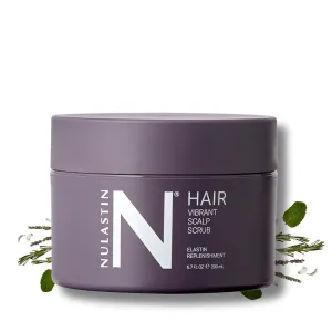 NULASTIN Vibrant Scalp Scrub - Pre-Shampoo Scalp Exfoliator & Cleanser - Weekly Treatment to Detoxify & Prep - Support a Healthy Skin Barrier & Hair - Vegan & Color-Safe (6.7 Fl Oz)