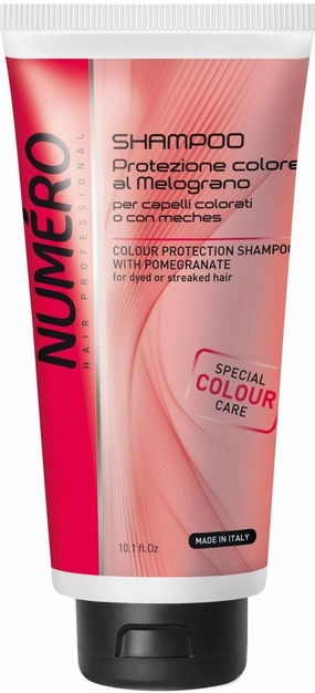 Numero Colour Protection Shampoo with Pomegranate for dyed or streaked Hair (10.1 fl.oz.)