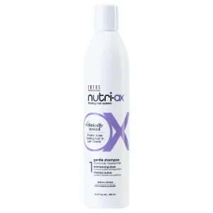 NUTRI-OX Gentle Shampoo Chemically-Treated for Colored Thinning Hair | Thicker, Fuller-Looking Hair | Clinically & Dermatologically Tested | Peppermint | Color-Safe