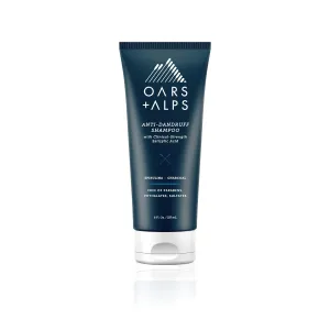 Oars   Alps Anti-Dandruff Shampoo with 2% Salicylic Acid, Made with Spirulina, Charcoal,   Green Algae Extract, 8 Fl Oz