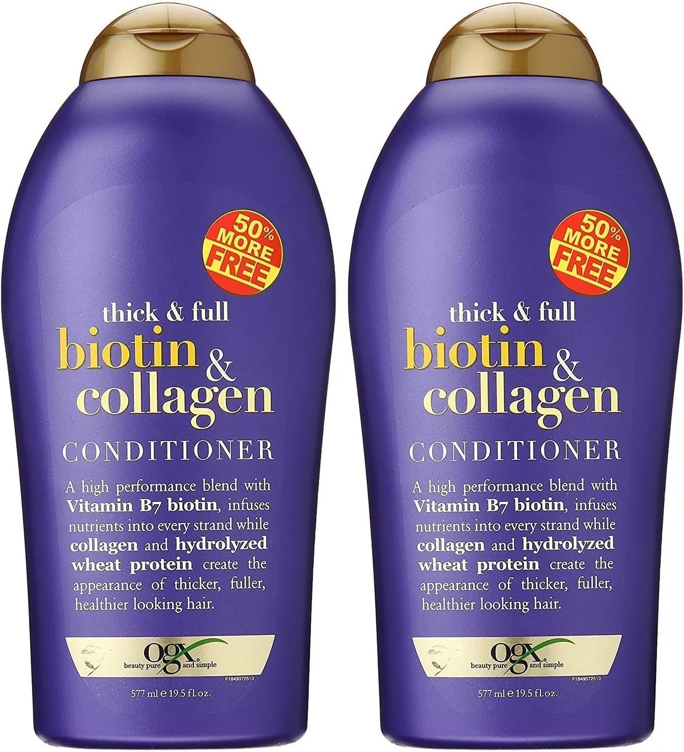 OGX (Thick & Full) Biotin & Collagen Shampoo   Conditioner 19.5oz, Duo-Set