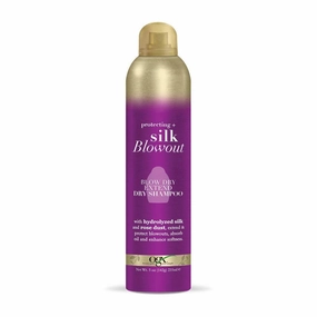 OGX Blow Dry Extend Dry Shampoo, Protecting   Silk Blowout, Purple, 5.0 Ounce