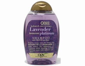 OGX Hydrate & Color Reviving   Lavender Luminescent Platinum Shampoo, 13 Ounce Bottle