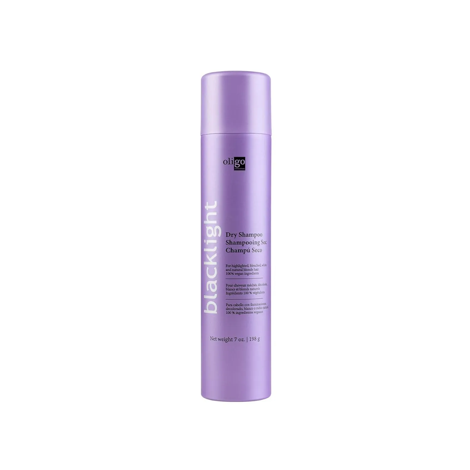 Oligo Professionnel - Blacklight Dry Shampoo for all hair types - Vegan - Weightless volume - Leaves hair feeling clean - Neutralizes odor - Residue free - 7oz