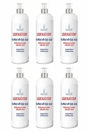 One Year Family Pack Natural Liquid Soap Skin Resurfacing Body Wash 2-6 Packs