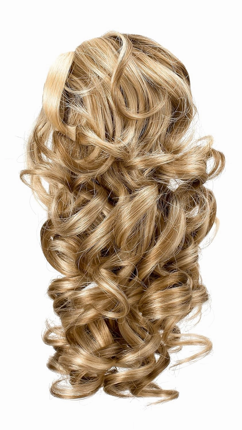Onedor 12" Synthetic Fiber Natural Textured Curly Ponytail Clip In/On Hair Extension Hairpiece (H16/613)