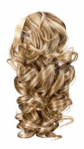 Onedor 12" Synthetic Fiber Natural Textured Curly Ponytail Clip In/On Hair Extension Hairpiece (H16/613)