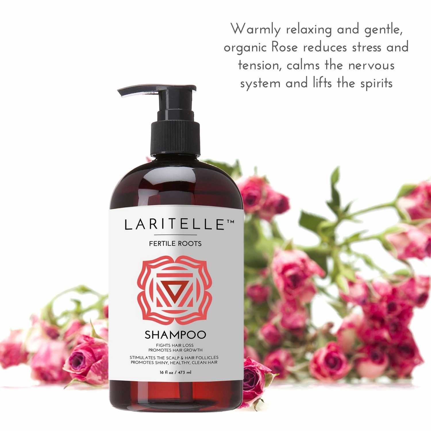 Organic Shampoo 16 oz. Fortifying, Strengthening, Rejuvenating. Prevents Hair Shedding, Promotes New Hair Growth. Ayurvedic Herbs, Lavender, Ginger, Rosemary, Patchouli and Cloves. Vegan. GF