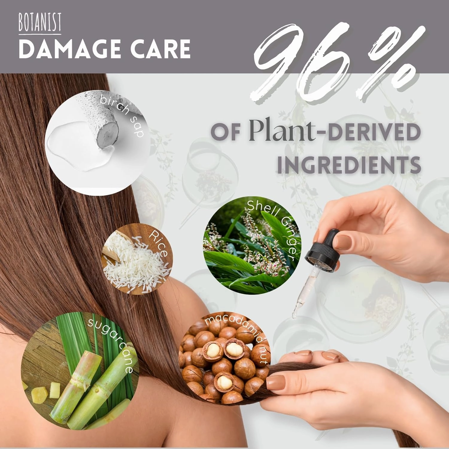 Organic Shampoo for Damaged & Frizzy Hair Women & Men, Hydrating Shampoo with Collagen, Birch Sap & Jojoba Oil from Japan, Sulfate & Silicone Free, Freesia & Cassis, 15.5 Fl Oz, 2EA