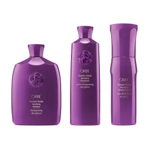 ORIBE Serene Scalp Densifying Shampoo, Conditioner, & Treatment Spray Bundle
