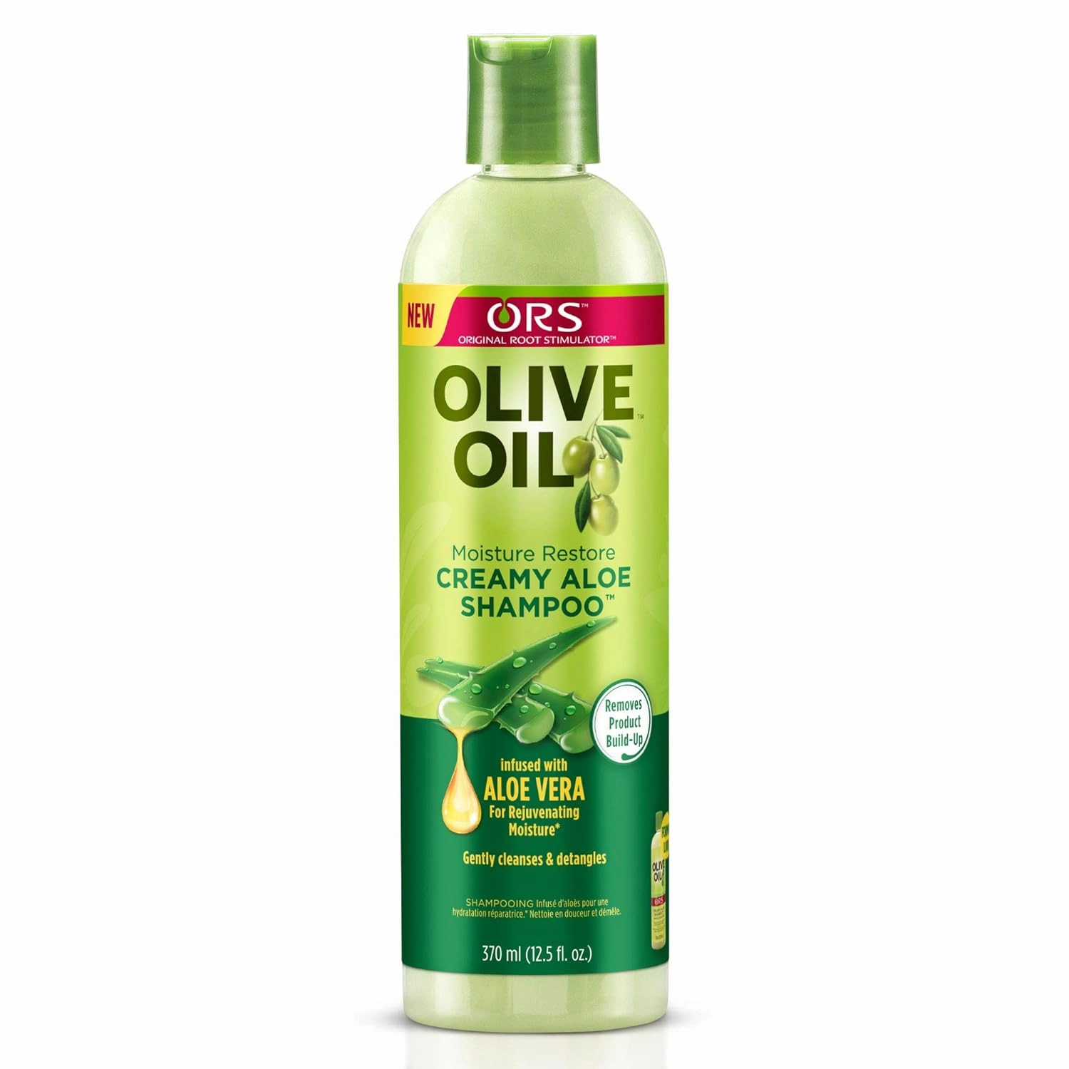 ORS Olive Oil Moisture Restore Creamy Aloe Shampoo 12.5 Ounce (Pack of 12)