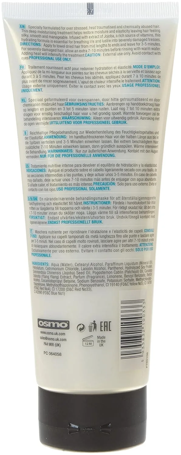 Osmo Intensive Deep Repair Hair Mask for Restoring Moisture and Conditioning Hair and Creating Beautiful Healthy, Naturally Glossy Hair. Size 250 ml.…