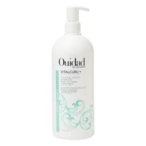 OUIDAD Vitalcurl  Clear & Gentle Shampoo Liter Size, 33.8 oz.