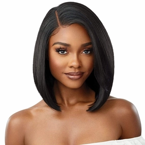 Outre Lace Front Wig Perfect Hair Line 13X4 JENISSE (DR4/MALBL)