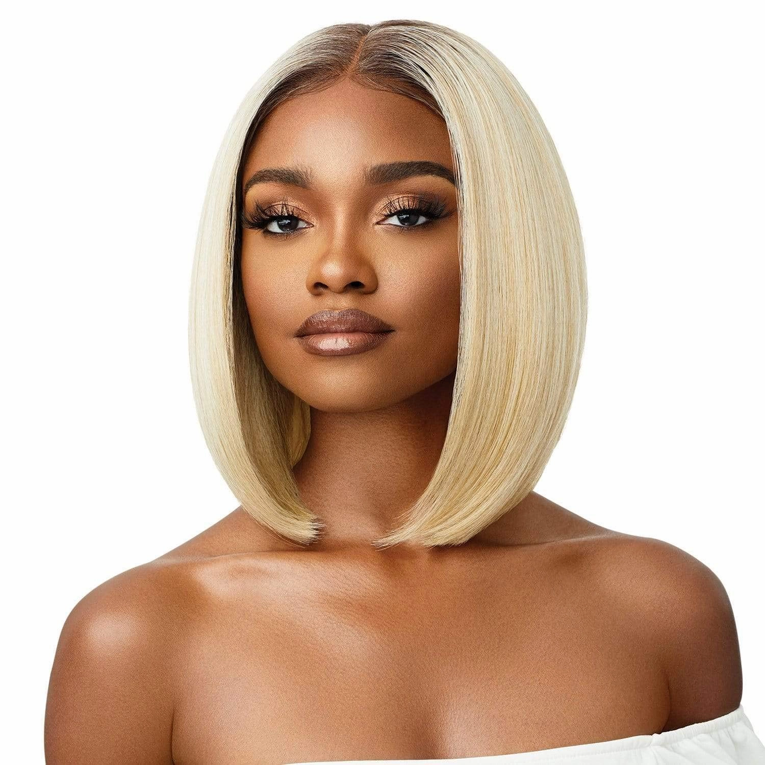 Outre Lace Front Wig Perfect Hair Line 13X4 JENISSE (DR4/MALBL)