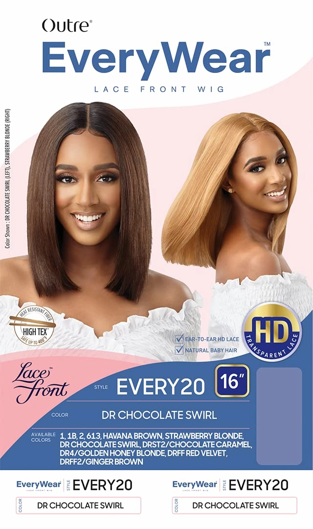 Outre Synthetic EveryWear HD Lace Front Wig - EVERY20 (Color:613)