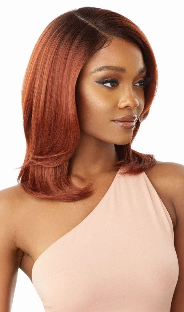 Outre Synthetic Melted Hairline Swiss Lace Front Wig - SABRINA (DR2/CINSP)