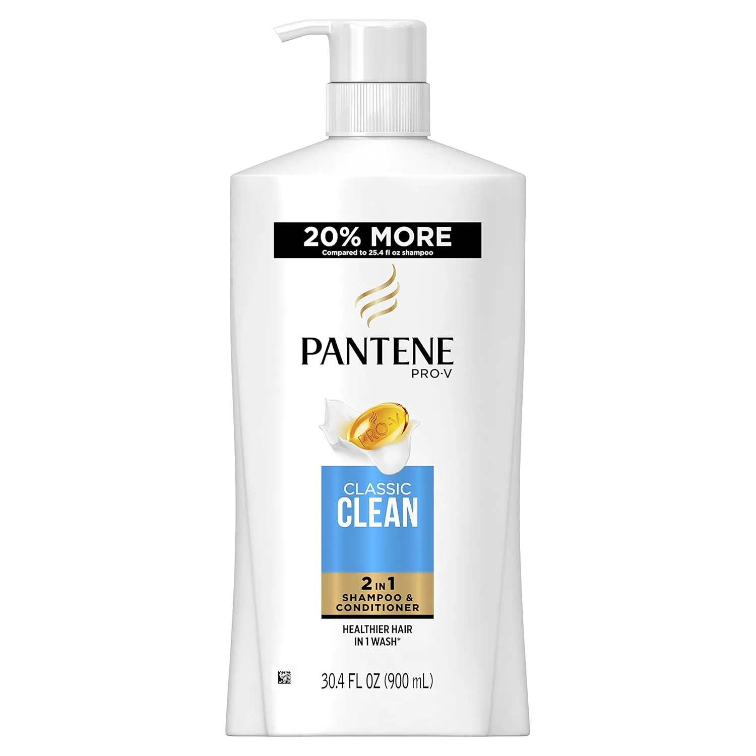 Pantene Pro-V Classic Clean 2In1 Shampoo & Conditioner, 30.4 fl oz (Packaging May Vary)