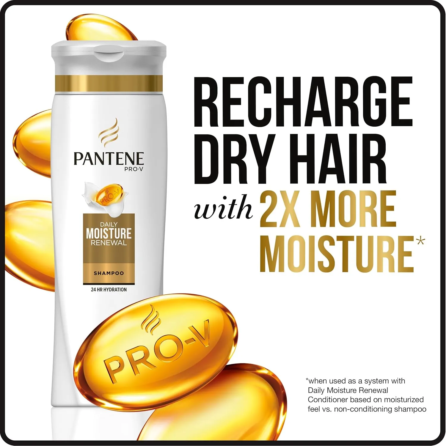 Pantene Pro-V Daily Moisture Renewal Shampoo 12.6 fl oz