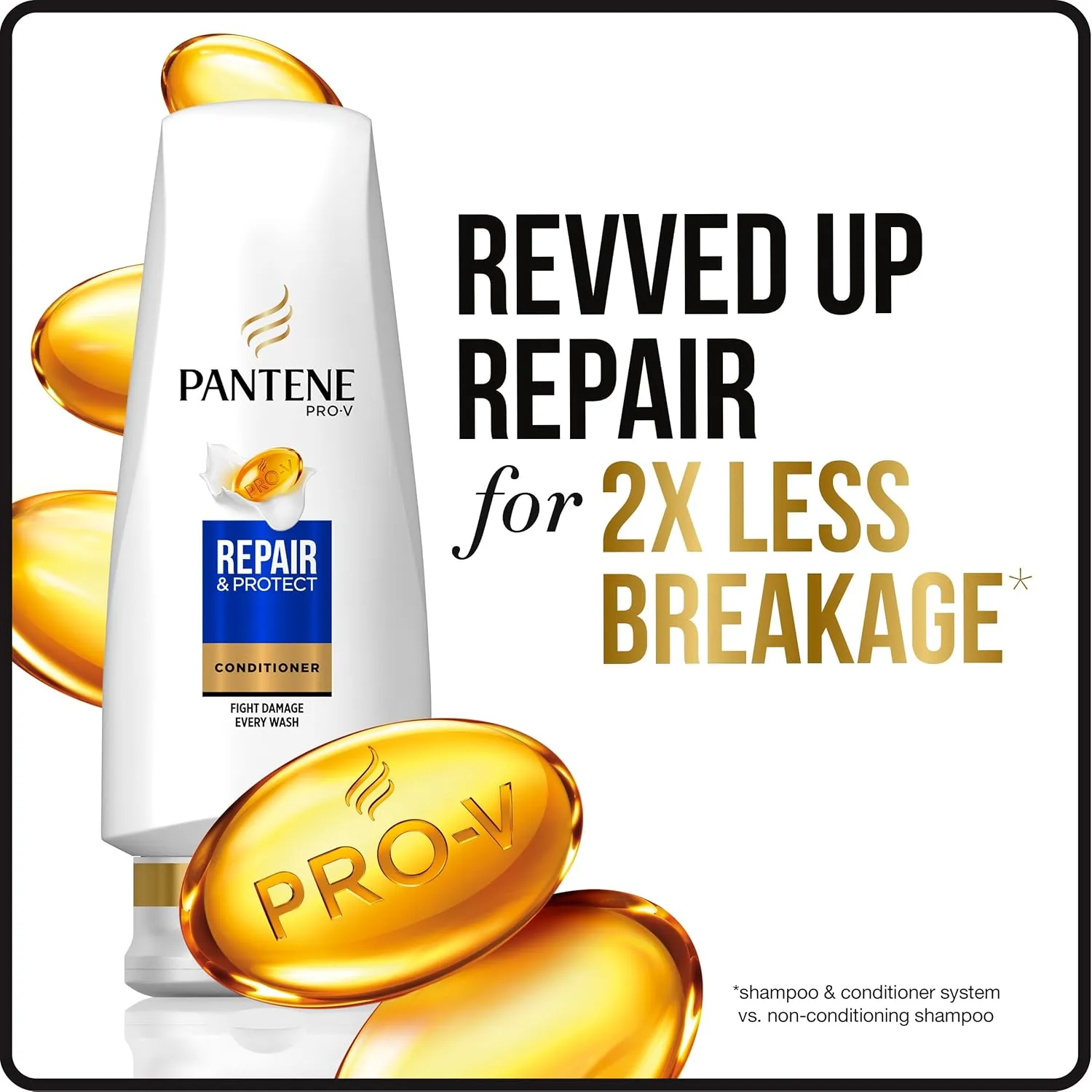 Pantene Pro-V Repair & Protect Conditioner, 28.9 fl oz (Pack of 4) (Packaging May Vary)